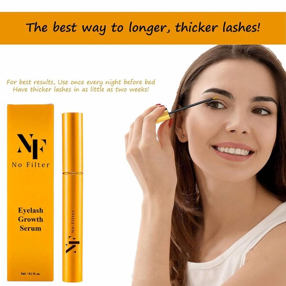 NEW Organic Eyelash Growth Serum for Full Tick Eyelashes & Eyebrows Hair Growth - Picture 4 of 6